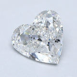 1.5 Carat Heart  - Natural Diamond - 1.5 - G - SI2 - G - G - G