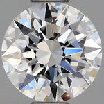 1/2 Carat Round Cut Natural Diamond - H VS1 - 0.55ct - EX Cut Grade