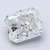 3 Carat Radiant - Natural Diamond - 3.02 - E - SI1 - VG - EX - EX