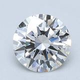 2 Carat Round - Natural Diamond - 2.23 - F - VVS2 - EX - EX - EX