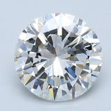 4 Carat Round - Natural Diamond - 4.03 - H - SI1 - G - VG - G