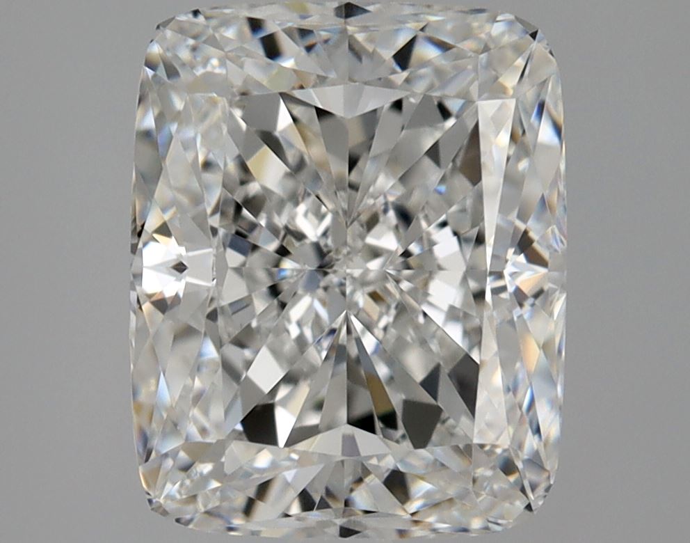 2 Carat Cushion Cut Natural Diamond - E VVS2 - 2.01ct - VG Cut Grade
