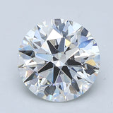 2 Carat Round - Natural Diamond - 2.26 - E - VVS1 - EX - EX - EX
