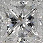 1/2 Carat Princess Cut Natural Diamond - F VVS1 - 0.45ct - VG Cut Grade