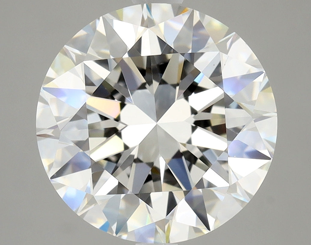 4 Carat Round Cut Natural Diamond - H VS1 - 4.01ct - EX Cut Grade