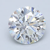 2 Carat Round - Natural Diamond - 1.81 - F - SI2 - EX - EX - EX