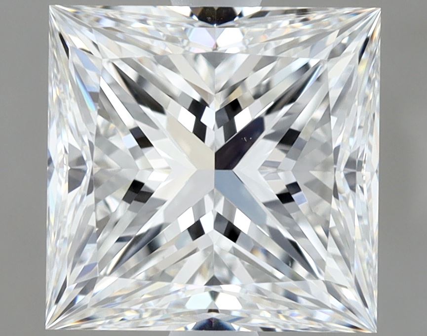 2 Carat Princess Cut Natural Diamond - E VS1 - 2.02ct - VG Cut Grade