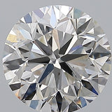 2 Carat Round - Natural Diamond - 2.01 - G - SI2 - VG - EX - EX