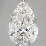 4 Carat Pear - Natural Diamond - 4 - G - VS1 - VG - EX - VG