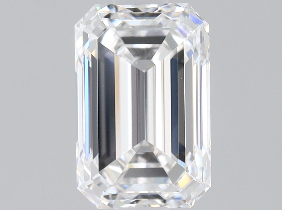 1 Carat Emerald Cut Natural Diamond - D VVS1 - 1.1ct - VG Cut Grade
