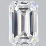 1 Carat Emerald Cut Natural Diamond - D VVS1 - 1.1ct - VG Cut Grade