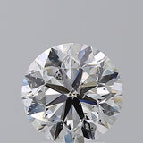 2.5 Carat Round - Natural Diamond - 2.55 - F - SI2 - VG - EX - VG