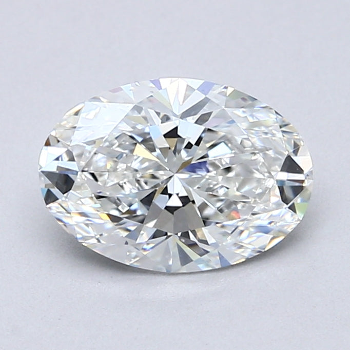 1.5 Carat Oval Cut Natural Diamond - E VS2 - 1.56ct - VG Cut Grade