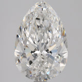 2 Carat Pear Shape Cut Natural Diamond - F IF - 2.01ct - EX Cut Grade