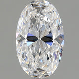 1 Carat Oval - Natural Diamond - 1 - D - VS2 - EX - VG