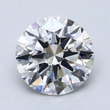 1.5 Carat Round - Natural Diamond - 1.7 - H - VS1 - EX - EX - EX
