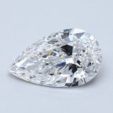 1.5 Carat Pear - Natural Diamond - 1.7 - E - VS1 - VG - EX - EX