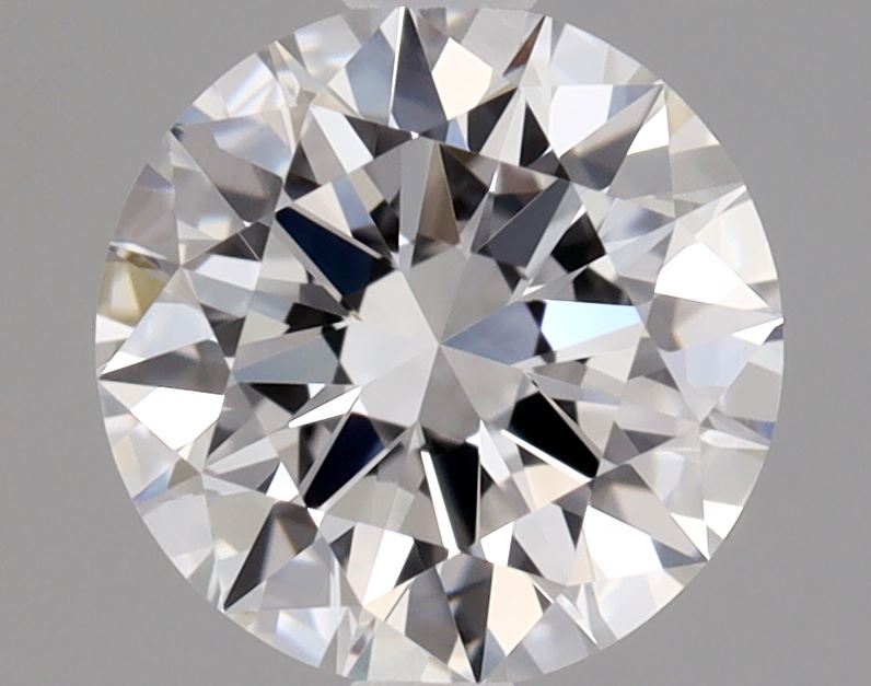 1/2 Carat Round Cut Natural Diamond - D VVS2 - 0.65ct - EX Cut Grade