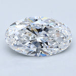 1.5 Carat Oval Cut Natural Diamond - D VVS1 - 1.72ct - EX Cut Grade
