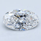 1.5 Carat Oval Cut Natural Diamond - D VVS1 - 1.72ct - EX Cut Grade