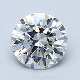 1.5 Carat Round - Natural Diamond - 1.7 - H - SI1 - EX - EX - EX