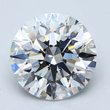2.5 Carat Round - Natural Diamond - 2.5 - E - VS1 - EX - EX - EX