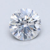 1 Carat Round - Natural Diamond - 1.01 - F - I1 - EX - EX - EX