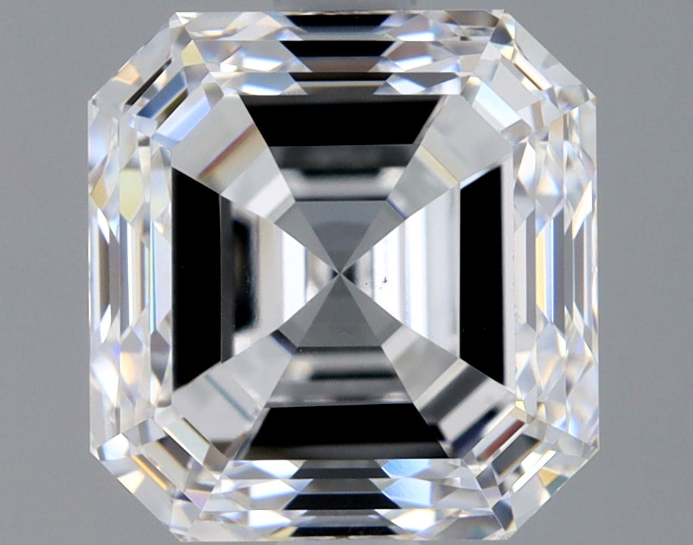 2.5 Carat Asscher Cut Natural Diamond - D VS1 - 2.5ct - VG Cut Grade