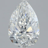 2 Carat Pear - Natural Diamond - 2.01 - F - SI1 - VG - EX - VG