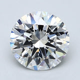 2 Carat Round - Natural Diamond - 2.02 - F - VS2 - EX - EX - EX