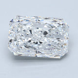 2 Carat Radiant - Natural Diamond - 2.2 - E - SI1 - VG - EX - VG