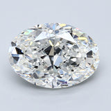 4 Carat Oval - Natural Diamond - 4.01 - G - SI2 - VG - VG - VG