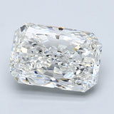 3 Carat Radiant Cut Natural Diamond - G VVS2 - 3.0ct - VG Cut Grade