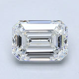 1.5 Carat Emerald - Natural Diamond - 1.51 - H - VS1 - EX - EX