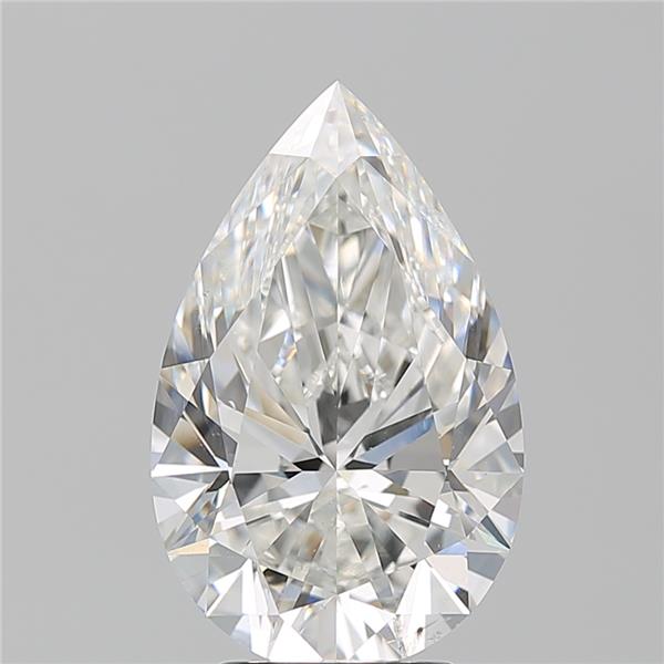 4.5 Carat Pear Shape Cut Natural Diamond - G SI1 - 4.53ct - VG Cut Grade