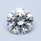 1 Carat Round - Natural Diamond - 1.23 - H - VS1 - EX - EX - EX