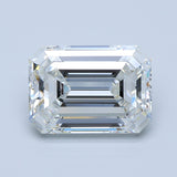 6 Carat Emerald - Natural Diamond - 6.02 - F - VS2 - EX - EX - EX