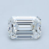 2.5 Carat Emerald - Natural Diamond - 2.5 - E - VVS2 - EX - EX