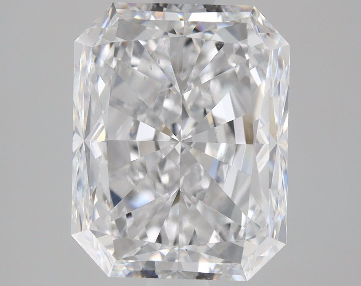 3 Carat Radiant Cut Natural Diamond - D VS2 - 3.01ct - EX Cut Grade