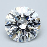 2 Carat Round - Natural Diamond - 1.96 - E - VVS2 - EX - EX - EX