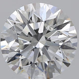 2 Carat Round - Natural Diamond - 2 - F - SI1 - EX - EX - EX