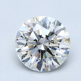 1.5 Carat Round - Natural Diamond - 1.61 - H - VS2 - EX - EX - EX