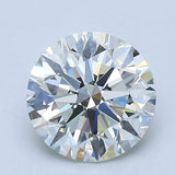 2 Carat Round - Natural Diamond - 2.36 - I - VVS1 - EX - EX - EX