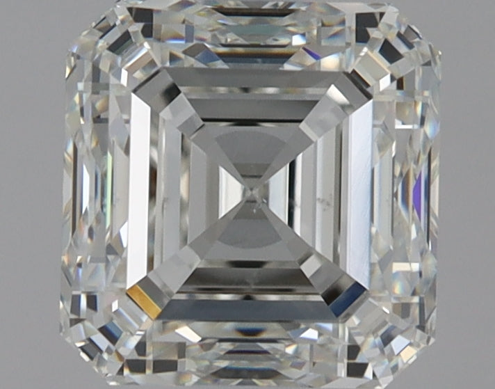 1.5 Carat Asscher Cut Natural Diamond - I VS2 - 1.7ct - VG Cut Grade