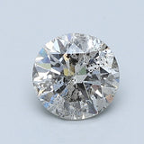 1 Carat Round - Natural Diamond - 1.11 - H - I2 - G - VG - G