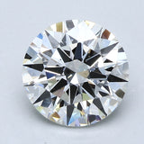3 Carat Round - Natural Diamond - 3.08 - G - VS1 - EX - EX - EX
