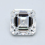 1 Carat Asscher - Natural Diamond - 1.09 - D - VVS1 - EX - EX - EX