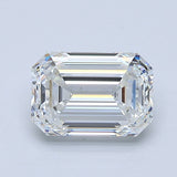 1.5 Carat Emerald - Natural Diamond - 1.8 - F - VS1 - EX - EX - EX