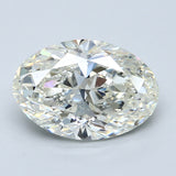 4 Carat Oval - Natural Diamond - 4.02 - K - SI2 - VG - EX - EX