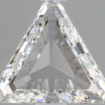 3/4 Carat Trilliant Cut Natural Diamond - F VVS1 - 0.74ct - EX Symmetry Grade